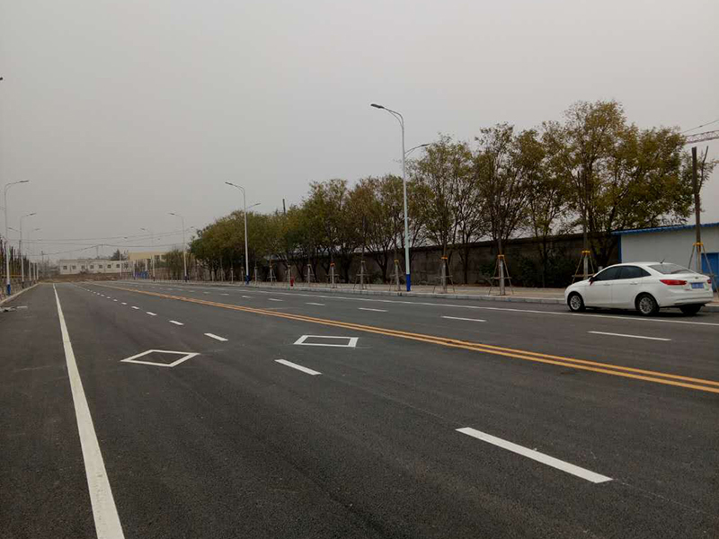 宋元瓷規(guī)劃二路道路、綠化及配套設(shè)施實景圖